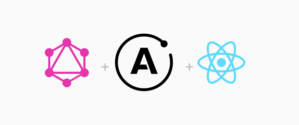 Logotipos do React, Apollo  e GraphQL